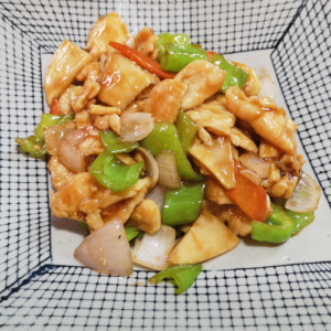 25. POLLO CON SALSA OSTRA