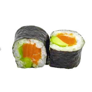 37. MAKI DE SALMON Y AGUACATE (8 unds.)